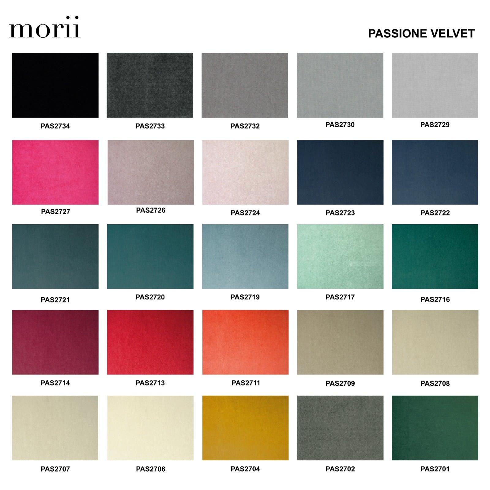 The Morii Fabric Swatches