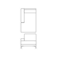 The Cleo Chaise Sofa