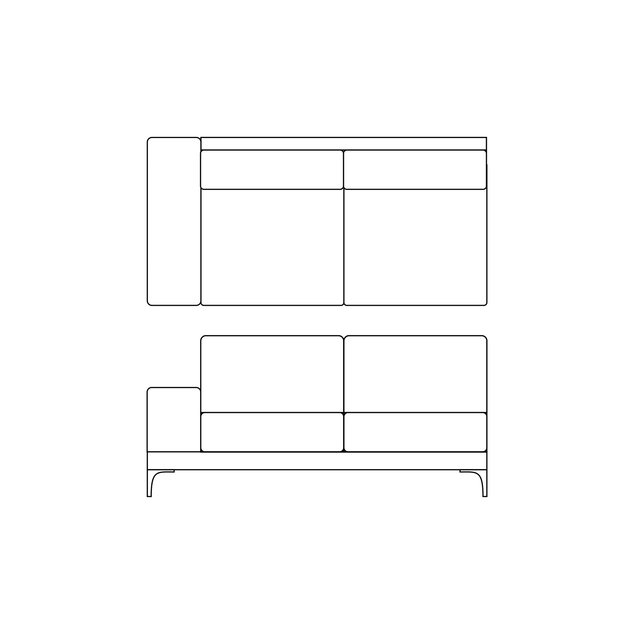 The Cleo Chaise Sofa