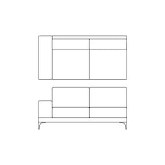 The Cleo Chaise Sofa
